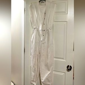 Zara TRF - Long Denim Jumpsuit